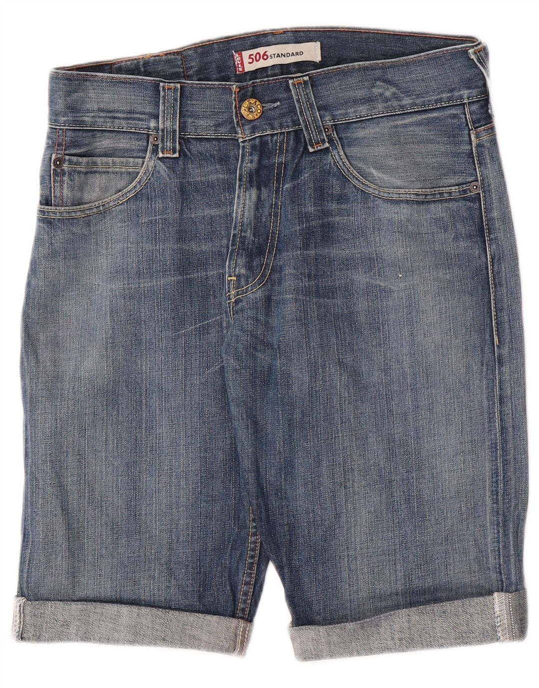 Levi's Short en Jean 506 W31 Homme Bleu Moyen Coton