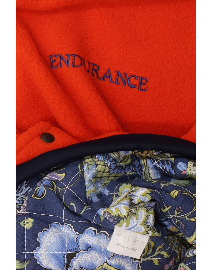 Endurance Gilet polaire pour homme UK 40 Large Orange Colourblock Polyester