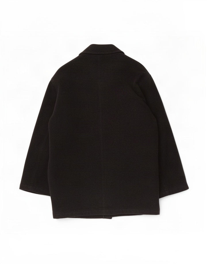 Lacoste Manteau Homme IT 50 Large Laine Noire