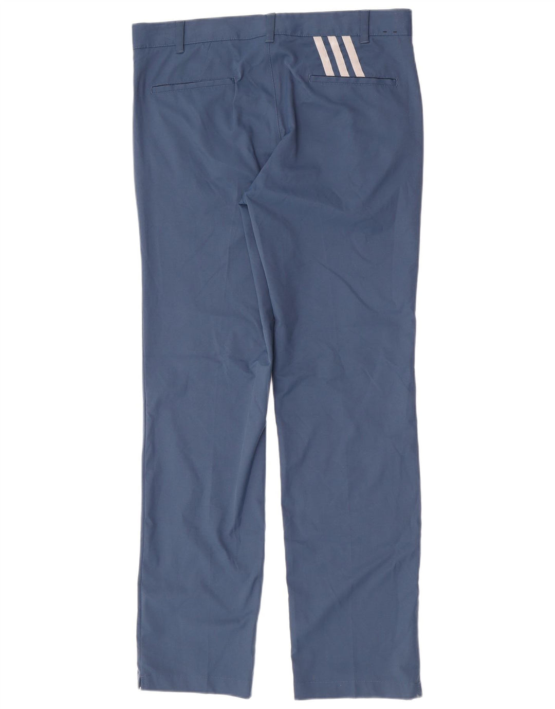Adidas Pantalon Chino Droit Homme W34 L34 Bleu Polyester
