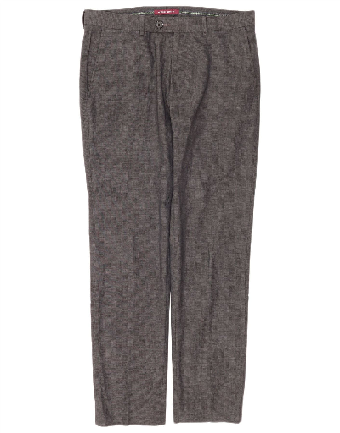 Marks & Spencer Pantalon de costume moderne coupe slim pour homme W32 L31 Gris laine