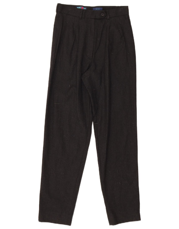 Balloon Pantalon de costume pour femme IT 42 Medium W27 L28 Laine noire