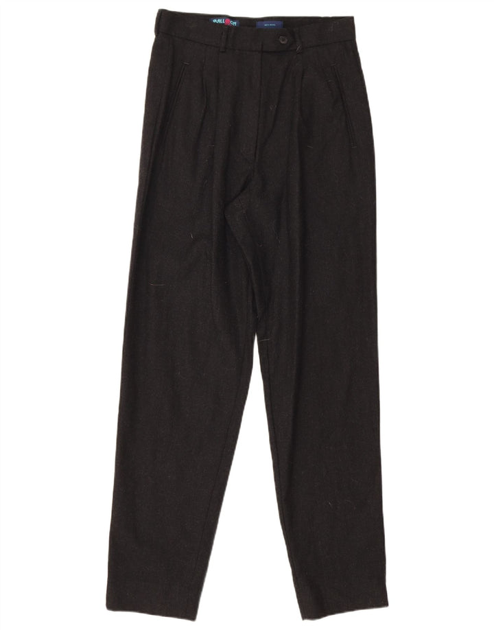 Balloon Pantalon de costume pour femme IT 42 Medium W27 L28 Laine noire