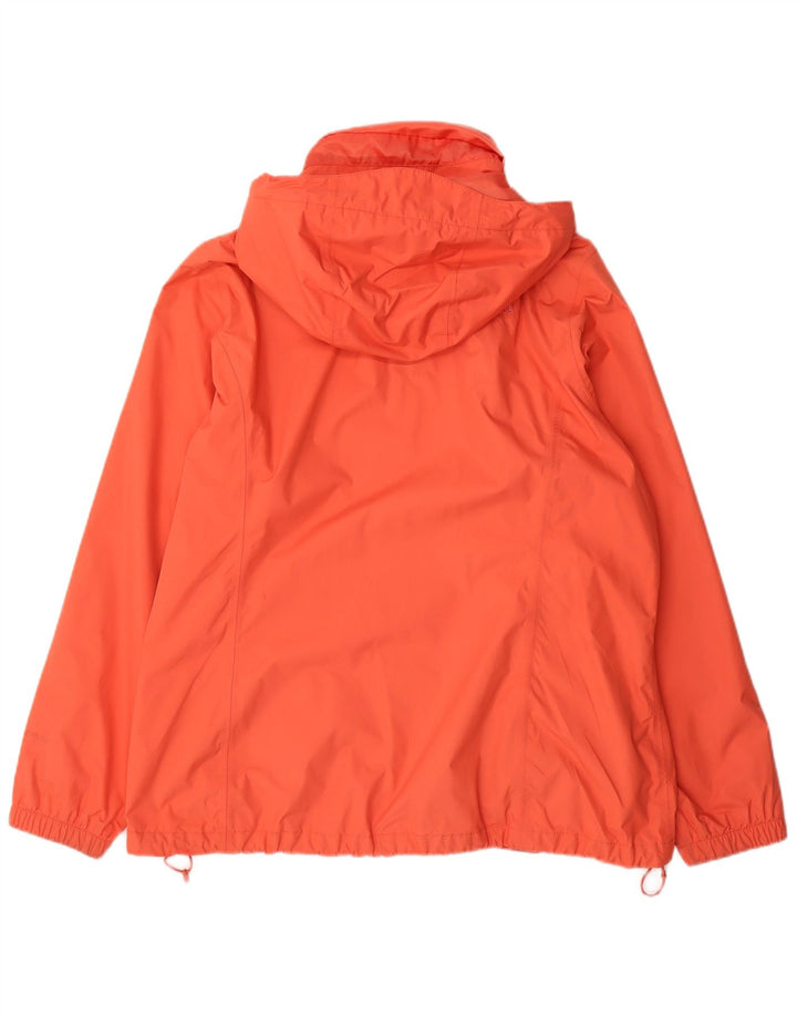 THE NORTH FACE Veste de pluie à capuche pour femme UK 20 2XL Orange Nylon