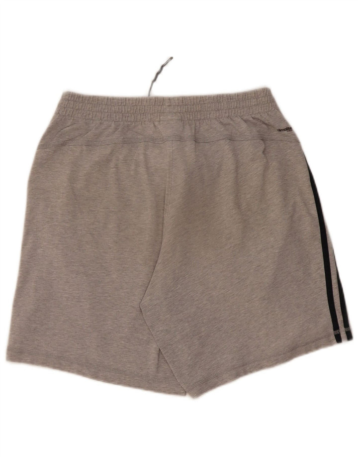 ADIDAS Short de Sport Climalite Homme Gris Moyen Moucheté Coton