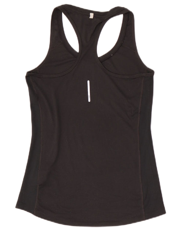 Nike Femme Dri Fit Débardeur UK 8 Petit Noir Polyester