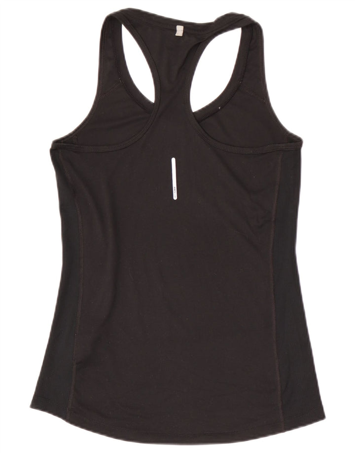 Nike Femme Dri Fit Débardeur UK 8 Petit Noir Polyester