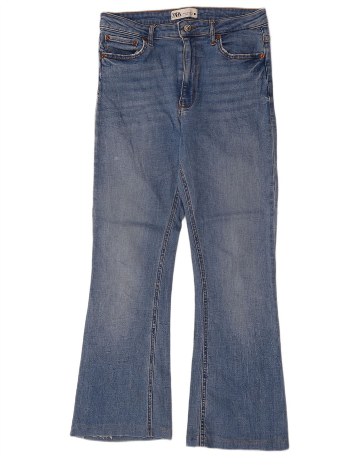 Zara Jean Bootcut Femme EU 40 Moyen W30 L28 Bleu