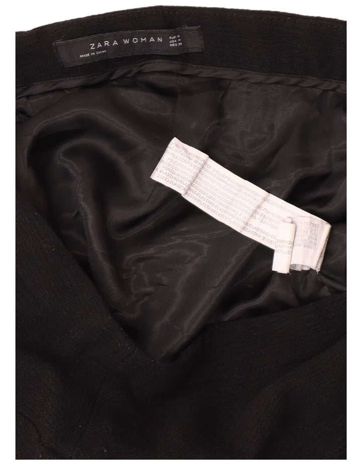 Short Femme Zara Moyen W28 Noir Polyester