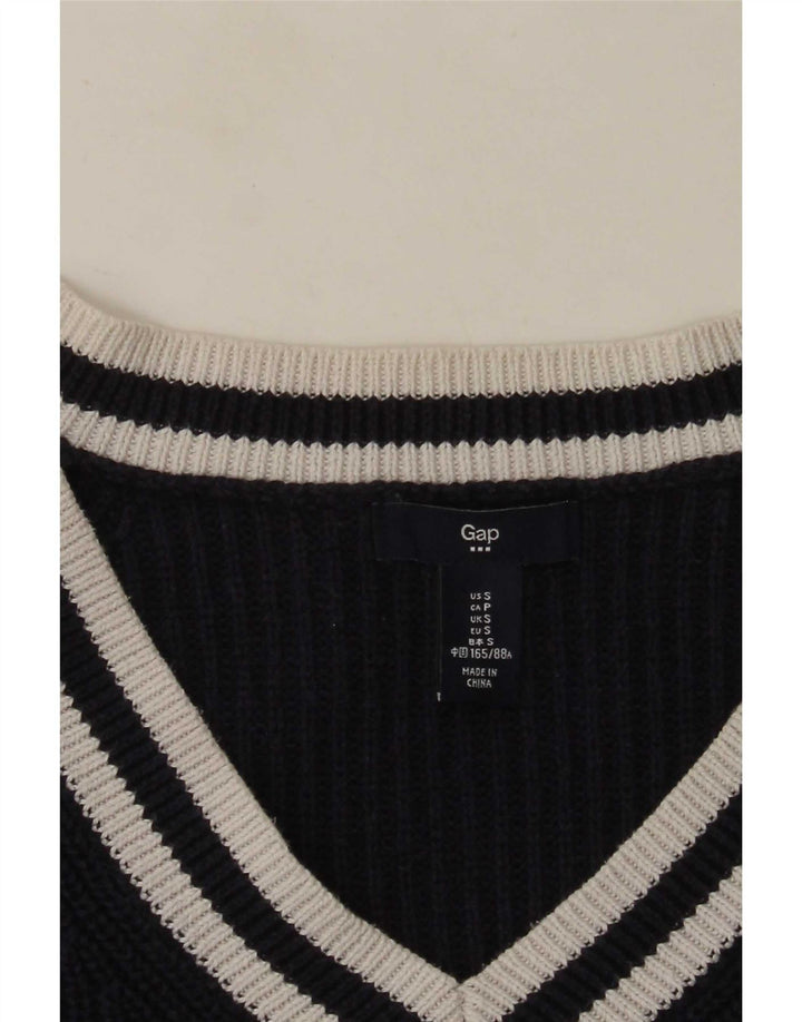 Gap Pull col V pour femme UK 10 Small Bleu marine