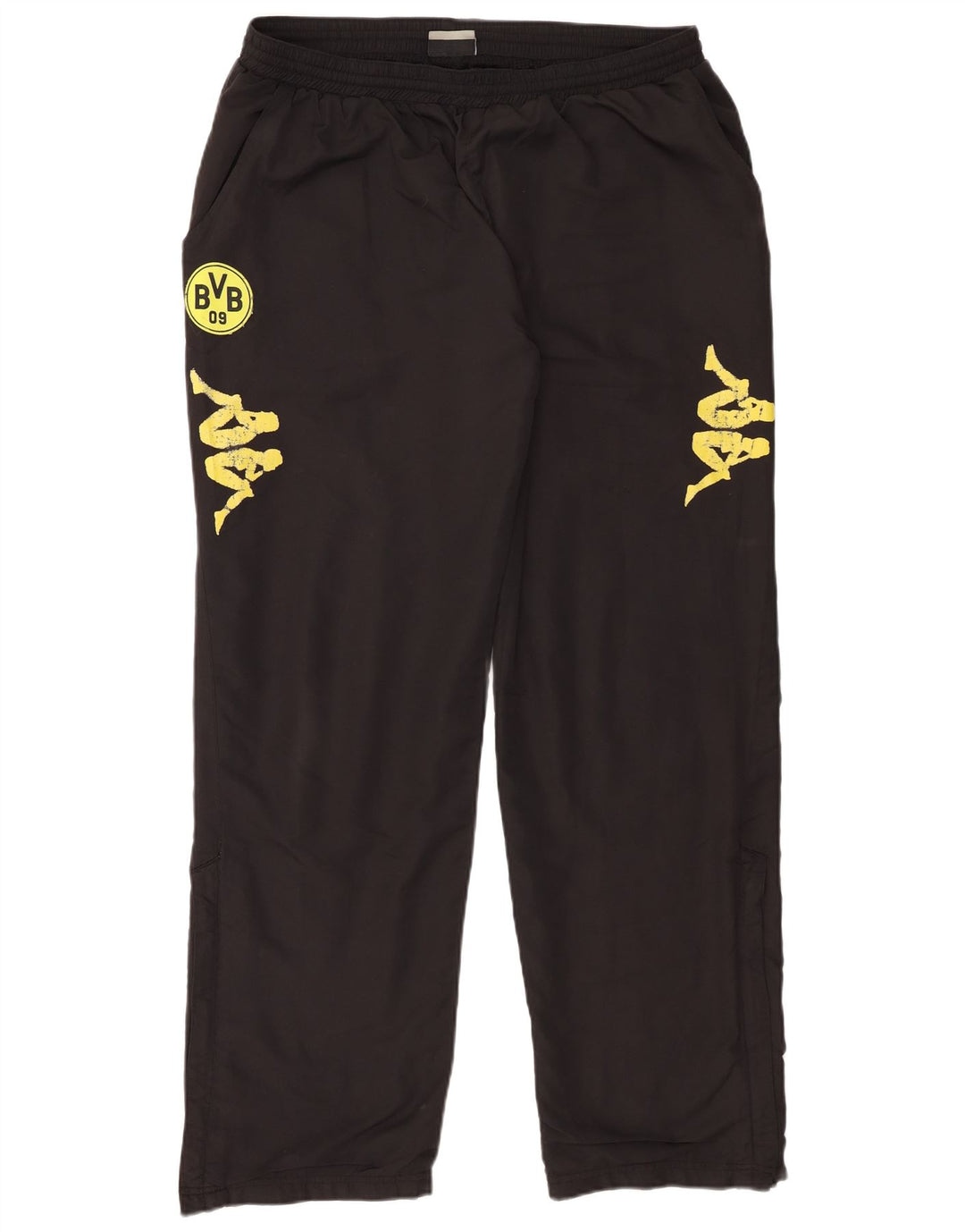 Kappa Pantalon de Survêtement Graphique BVB Dortmund Homme 2XL Noir Polyester