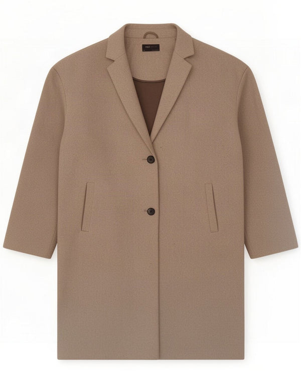 Marks & Spencer Manteau surdimensionné pour femme UK 20 2XL Gris Polyester