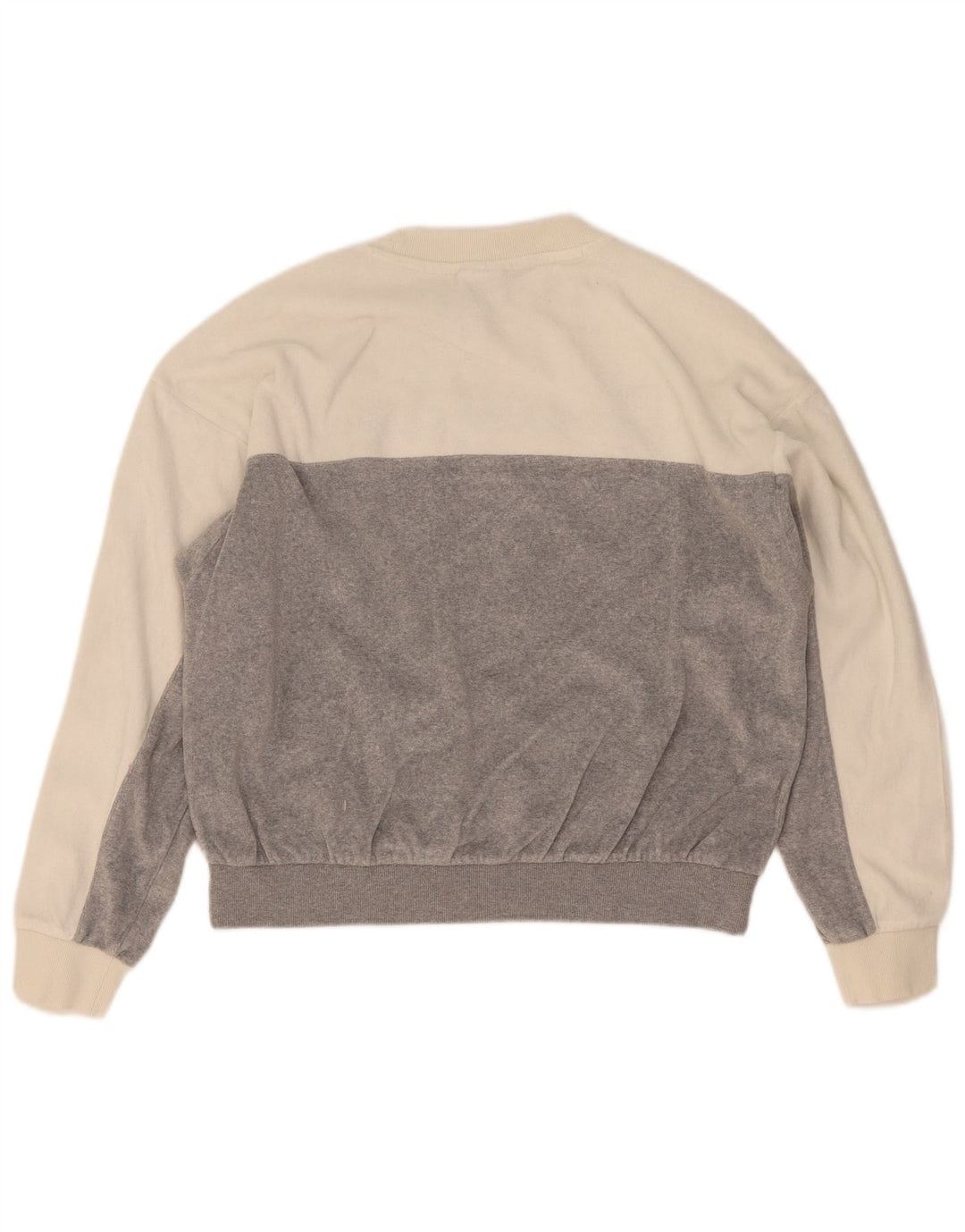 Champion Sweat-shirt graphique pour femme UK 14 Medium White Colourblock