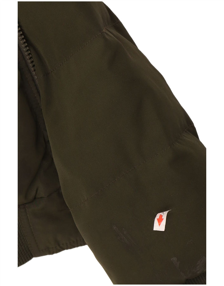 Tommy Hilfiger Veste matelassée pour homme UK 38 Vert moyen Polyester