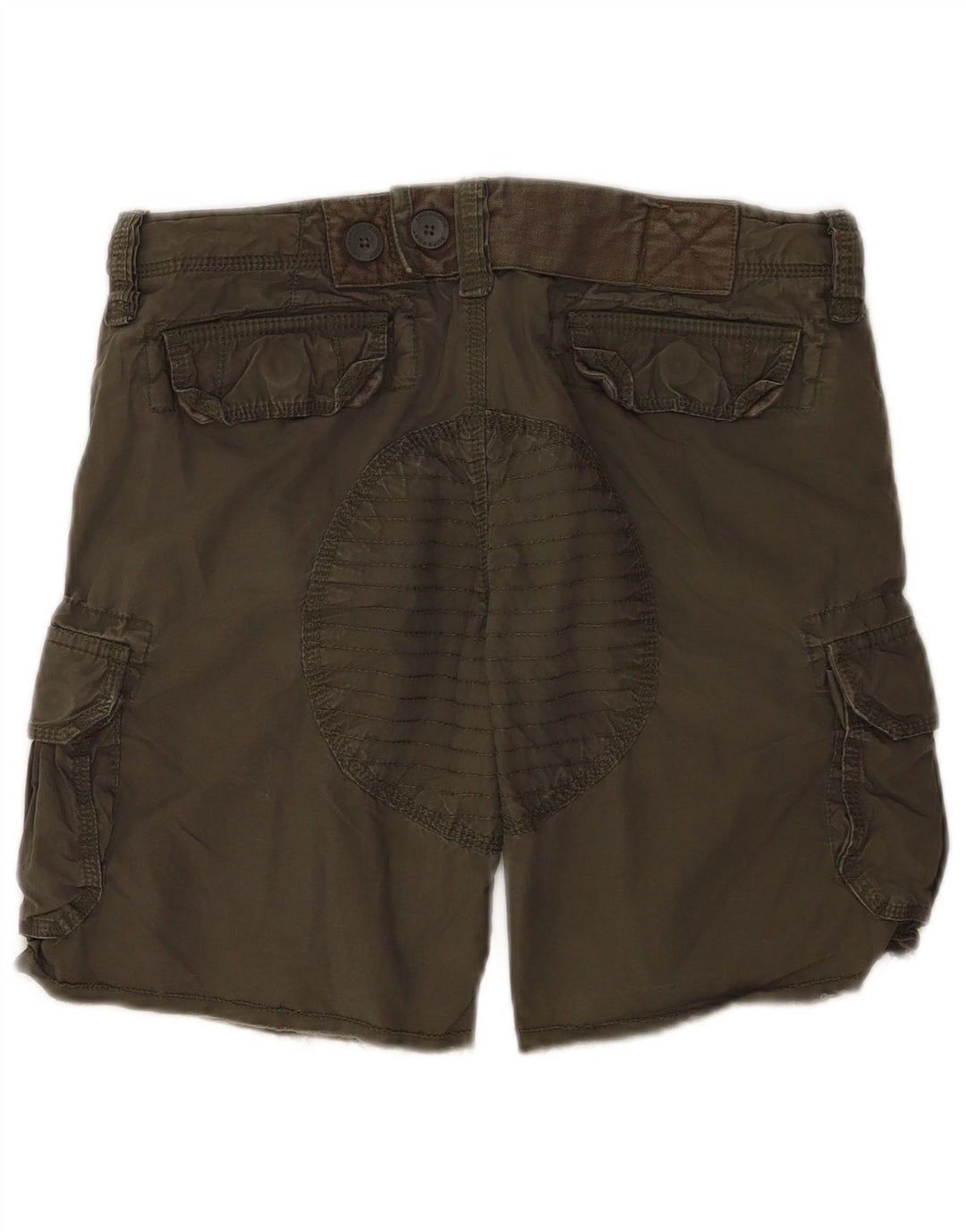 Superdry Short Cargo Homme Petit W29 Kaki Coton