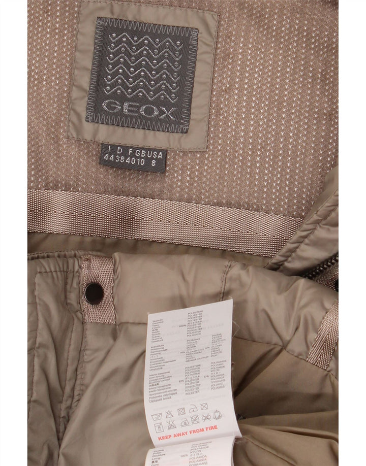 Geox Veste matelassée surdimensionnée Respira pour femme UK 10 Small Beige Polyester