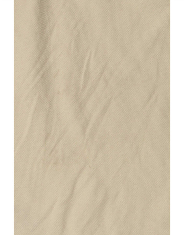 Fred Perry Polo à manches longues pour homme Petit coton blanc cassé