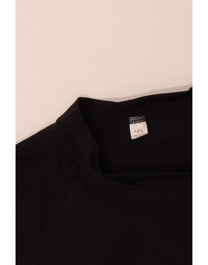 Rip Curl T-shirt graphique pour femme US 12 Large Noir Polyamide