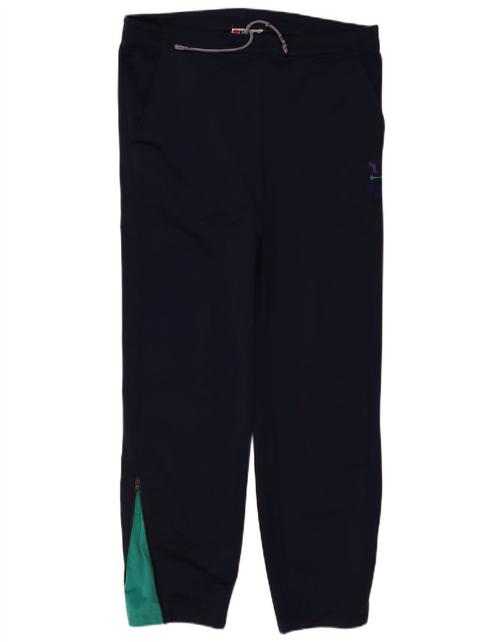 Fila Pantalon de survêtement pour femme IT 46 Large Navy Blue Colourblock