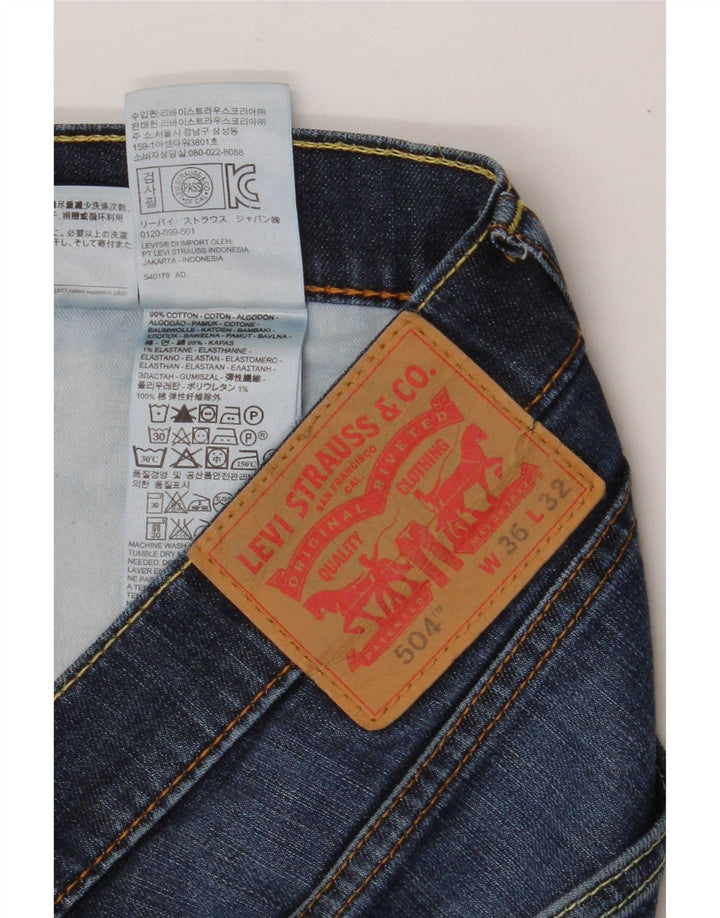 Levi's Short en Jean 504 W36 Homme Bleu Large Coton
