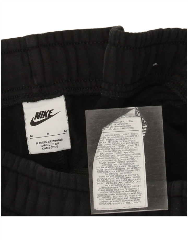 Nike Mens Cargo Tracksuit Trousers Joggers Medium  Black Colourblock Cotton