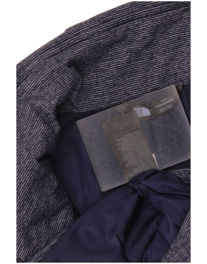 THE NORTH FACE Gilet rembourré pour femme UK 14 Bleu marine moyen à fines rayures