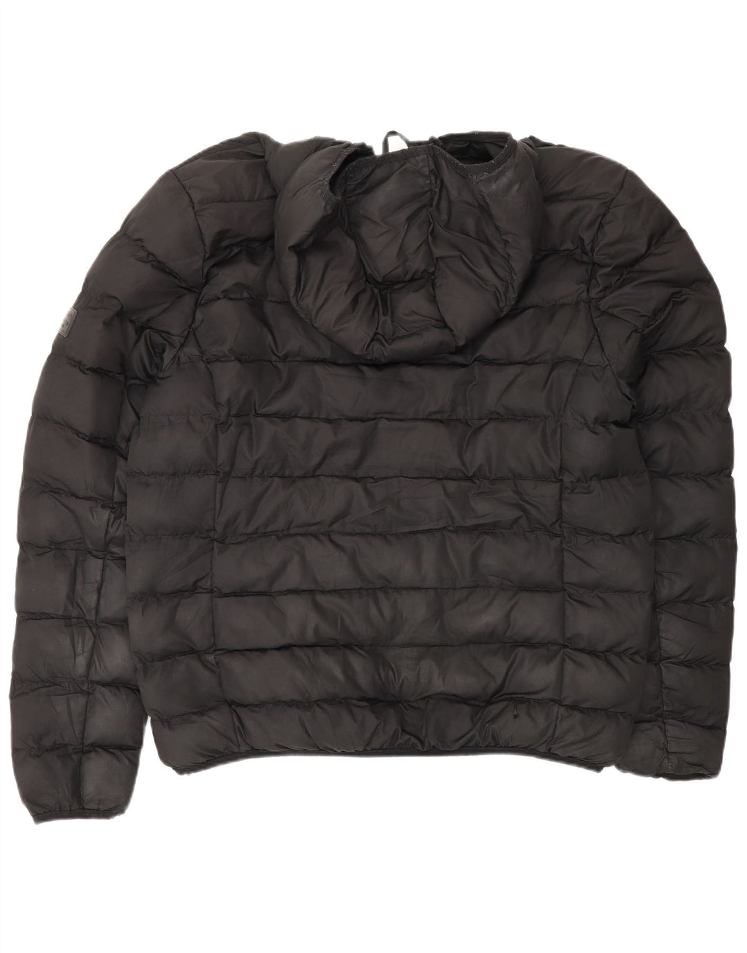 French Connection Veste matelassée à capuche pour homme UK 40 Large Noir