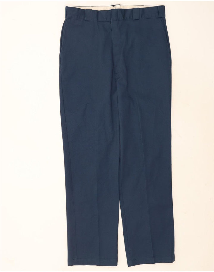 Dickies Pantalon Chino Droit Homme W38 L34 Bleu Marine Polyester