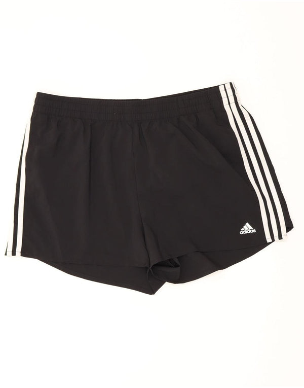 Adidas Short de sport Aeroready pour femme UK 20/22 XL Noir Polyester