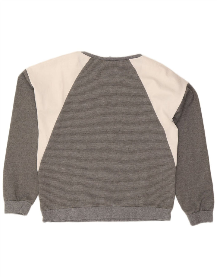 Liu Jo Sweat-shirt graphique pour femme UK 44 Gris moyen Colourblock