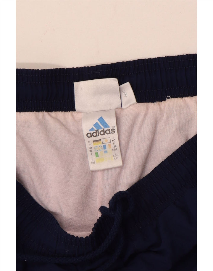 Adidas Pantalon de survêtement pour homme Pantalon de jogging Large Bleu marine Polyester