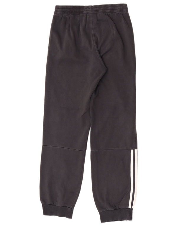 Adidas Pantalon de survêtement pour garçon Joggers 13-14 ans Noir Colourblock Cotton