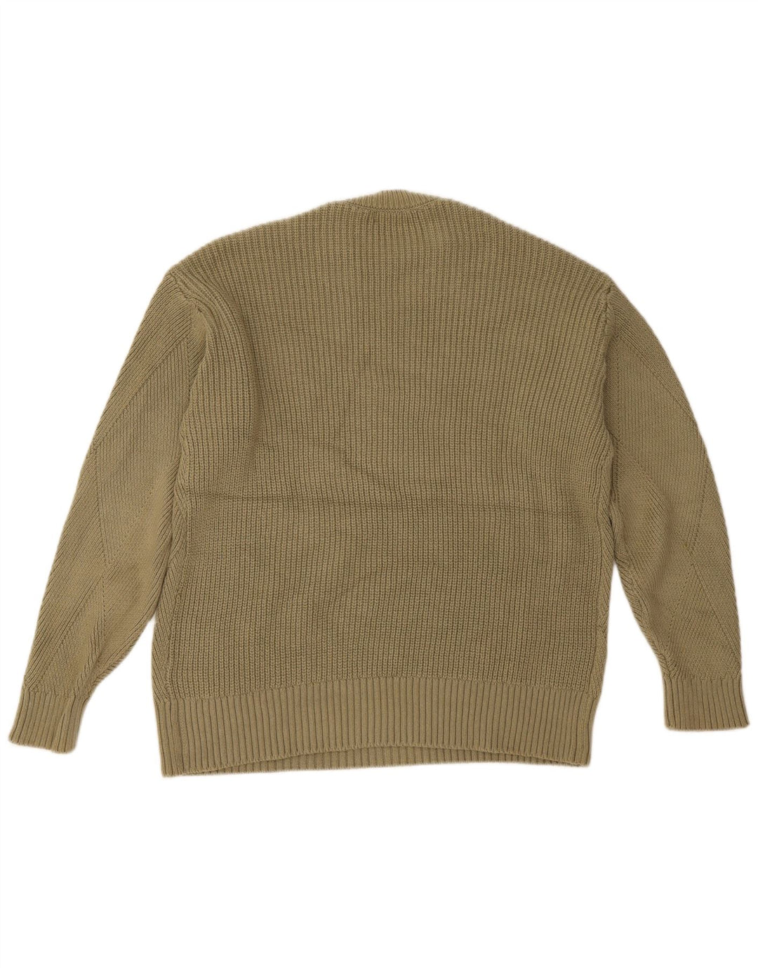 Marks & Spencer Pull à col rond pour femme UK 14 Kaki moyen