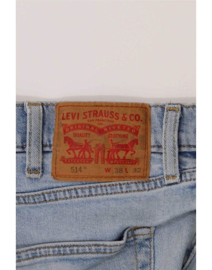 Levi's Jean Droit 514 Homme Bleu W38 L32 Coton