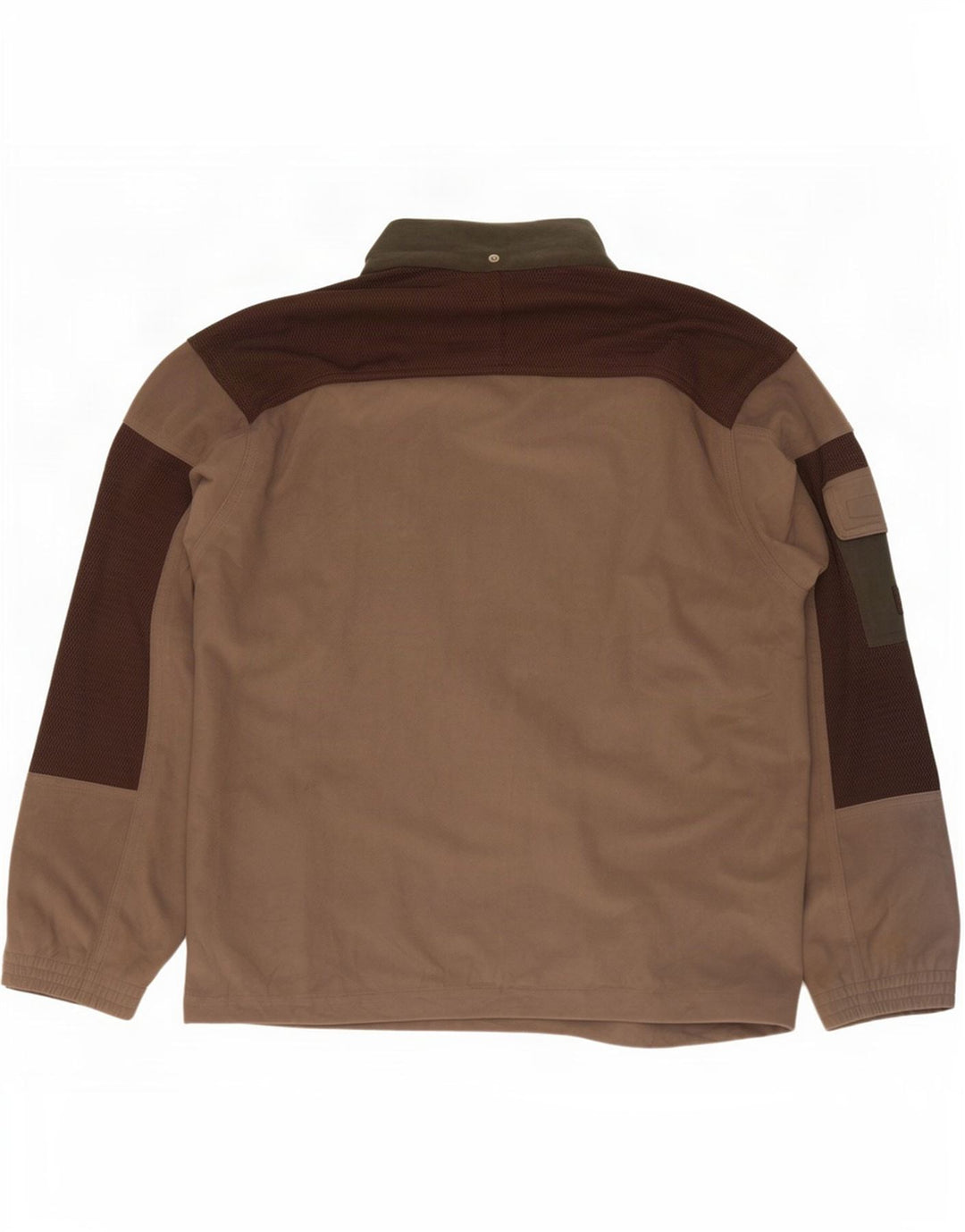 Diadora Veste de survêtement pour homme UK 38 Marron moyen Polyester colour block