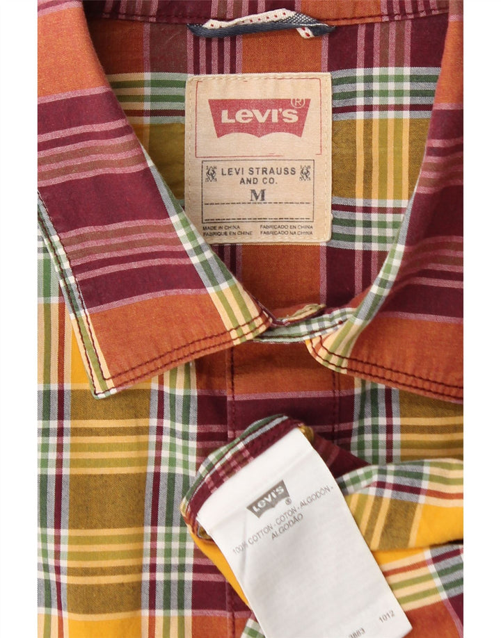 LEVI'S Chemise à Manches Courtes Homme Medium Multicolore Carreaux Coton
