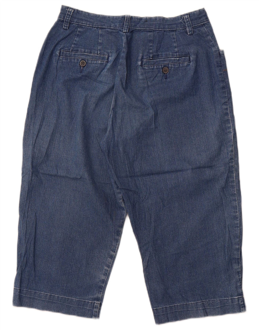 Lee Womens Petite Capri Jeans US 8 Medium W30 L18 Bleu Coton