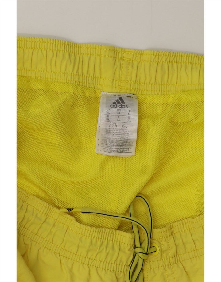 ADIDAS Short de bain homme XL jaune polyester