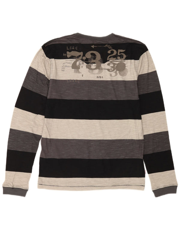 Levi's Haut Graphique à Manches Longues en Coton à Rayures Multicolores Homme