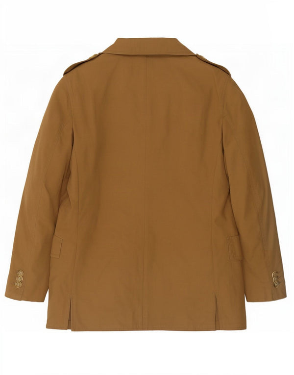 Byblos Veste blazer militaire à double boutonnage pour femme IT 46 Large Beige