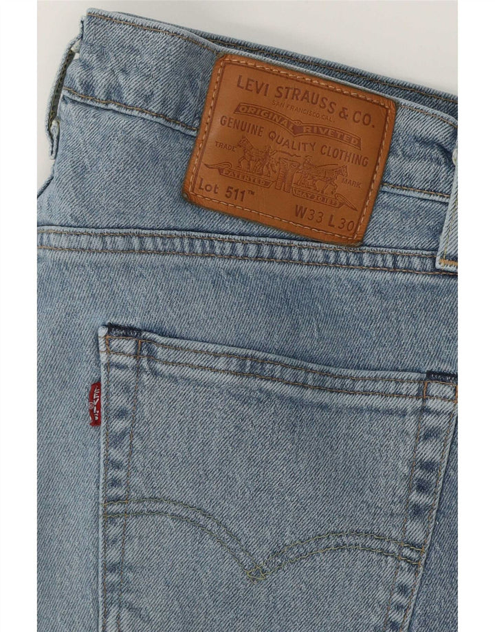 Levi's Jean Slim 511 Homme Bleu W33 L30 Coton