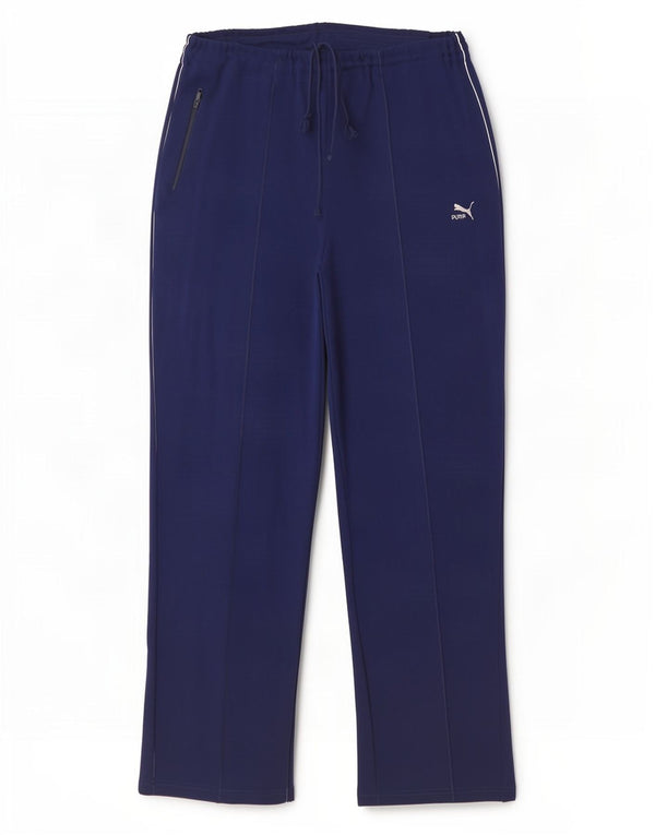 Puma Mens Tracksuit Trousers Large Blue Polyamide