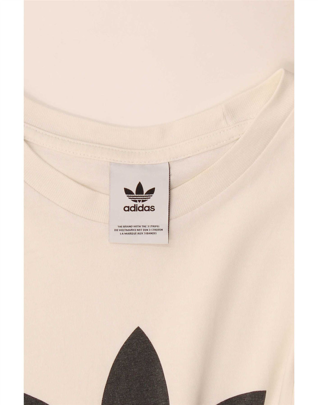 Adidas T-Shirt Graphique Homme Blanc Moyen