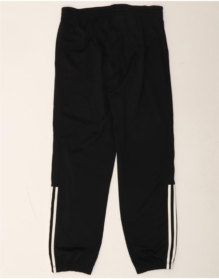 ADIDAS Boys Tracksuit Trousers Joggers 13-14 Years  Black Polyester Vintage Adidas and Second-Hand Adidas from Messina Hembry 