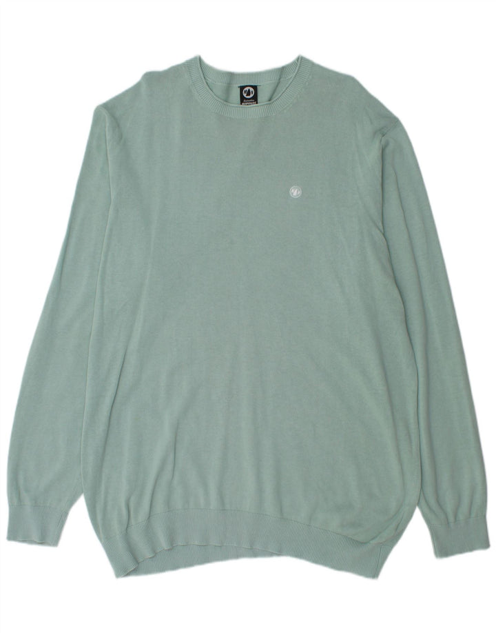 MURPHY & NYE Pull à col rond pour homme 3XL Turquoise