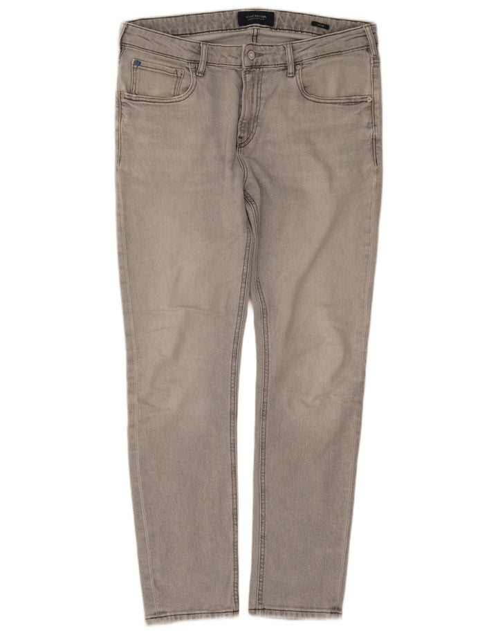 Scotch & Soda Jean Slim Homme W34 L30 Gris Coton