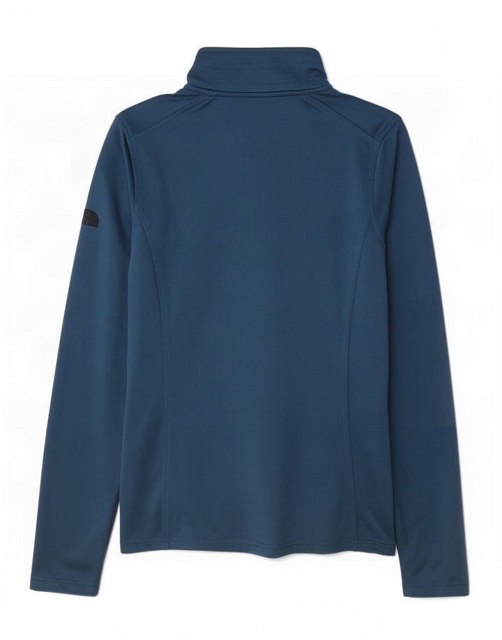 The North Face Haut de survêtement à col zippé pour femme UK 10 Small Bleu marine