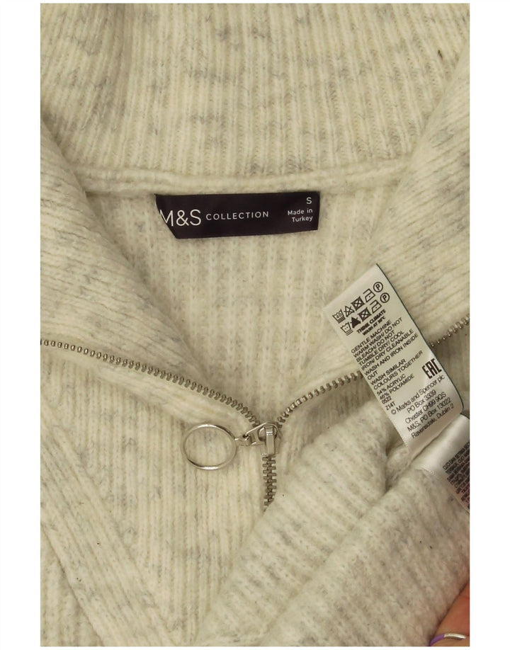 Marks & Spencer Débardeur surdimensionné pour femme UK 10 Petit gris moucheté