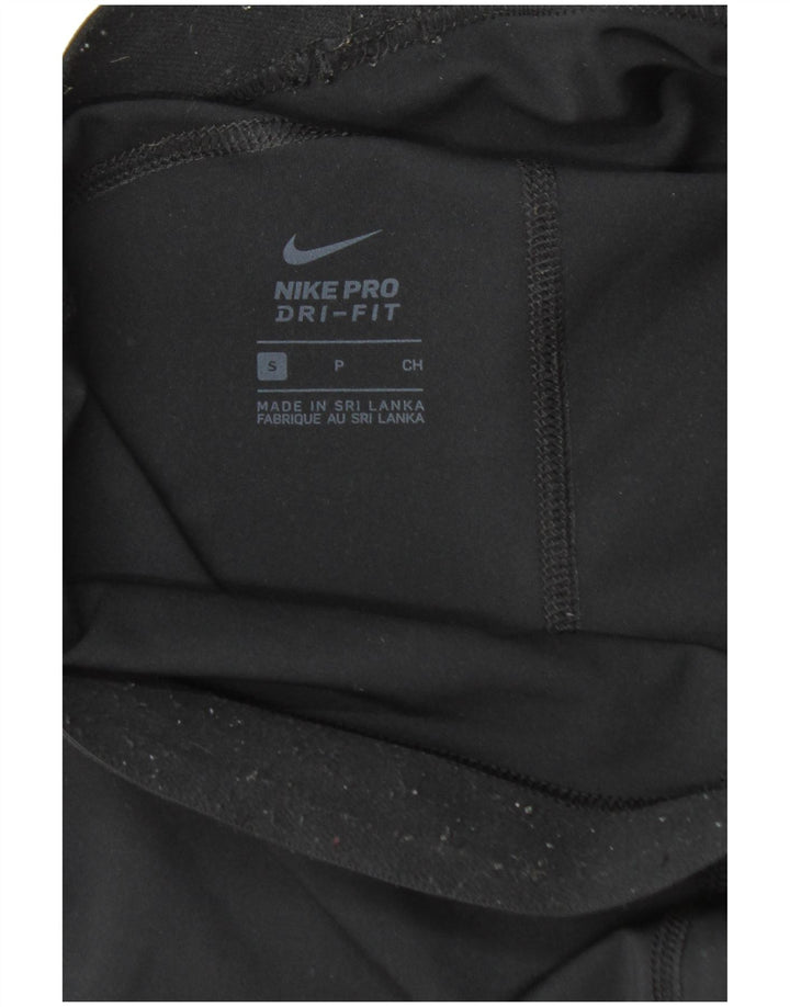 NIKE Short de sport Dri Fit Graphic pour femme UK 8 Small Noir