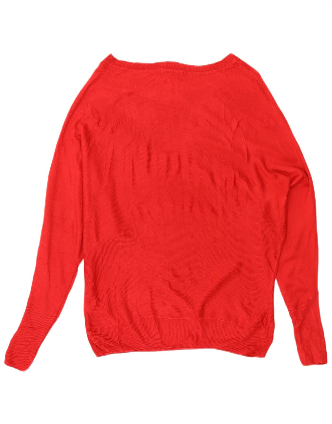 Marks & Spencer Pull surdimensionné à col bateau pour femme UK 8 Small Rouge